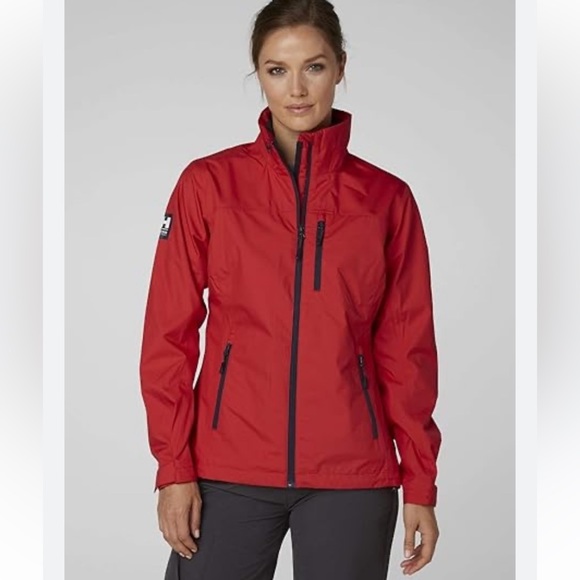 POINT ZERO -  Zip Up Activewear Utility Coat Sz XL red logo appliqué EUC - Picture 3 of 14